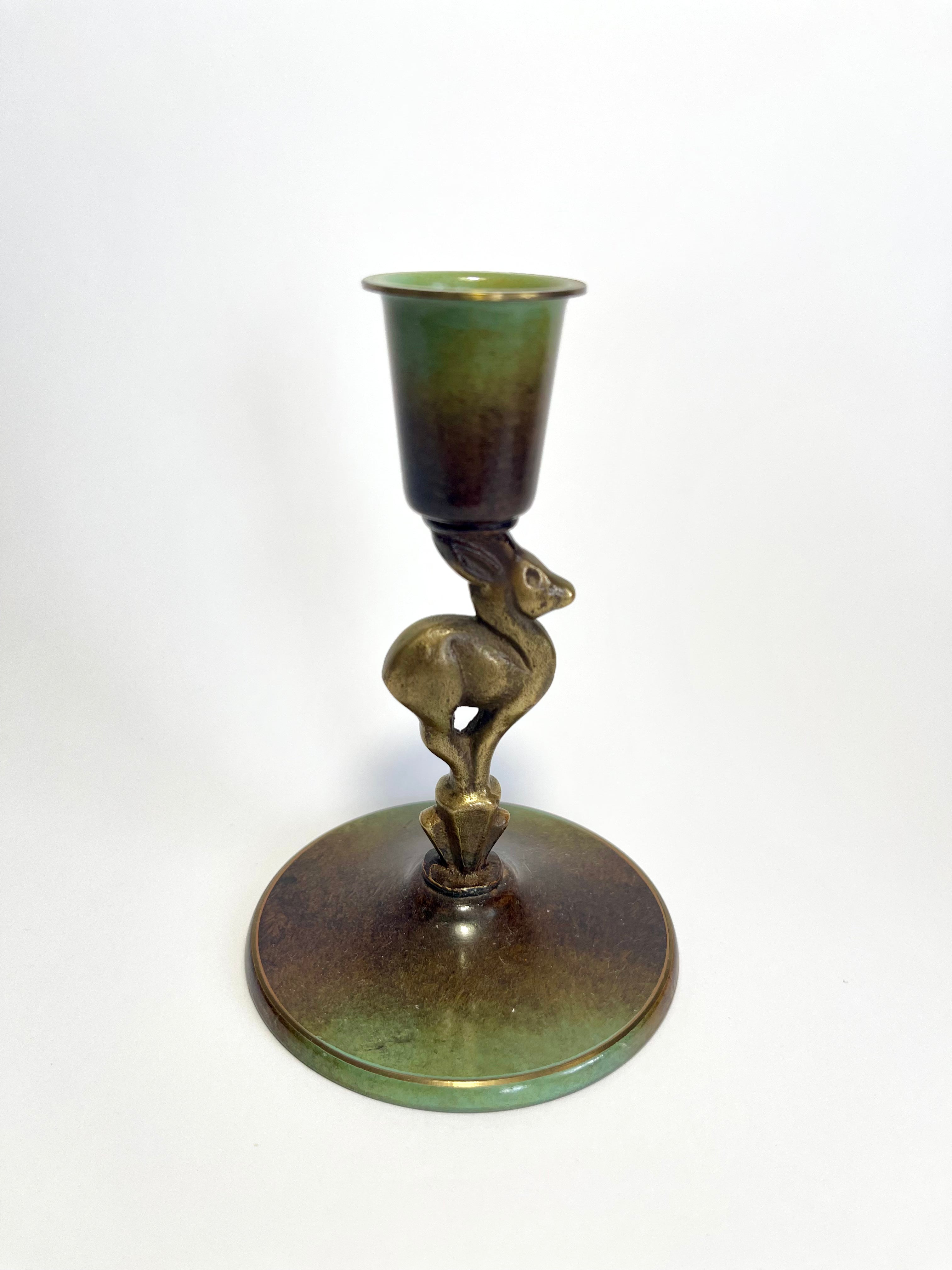 Candle Holder by Ystad Brons c.1930s