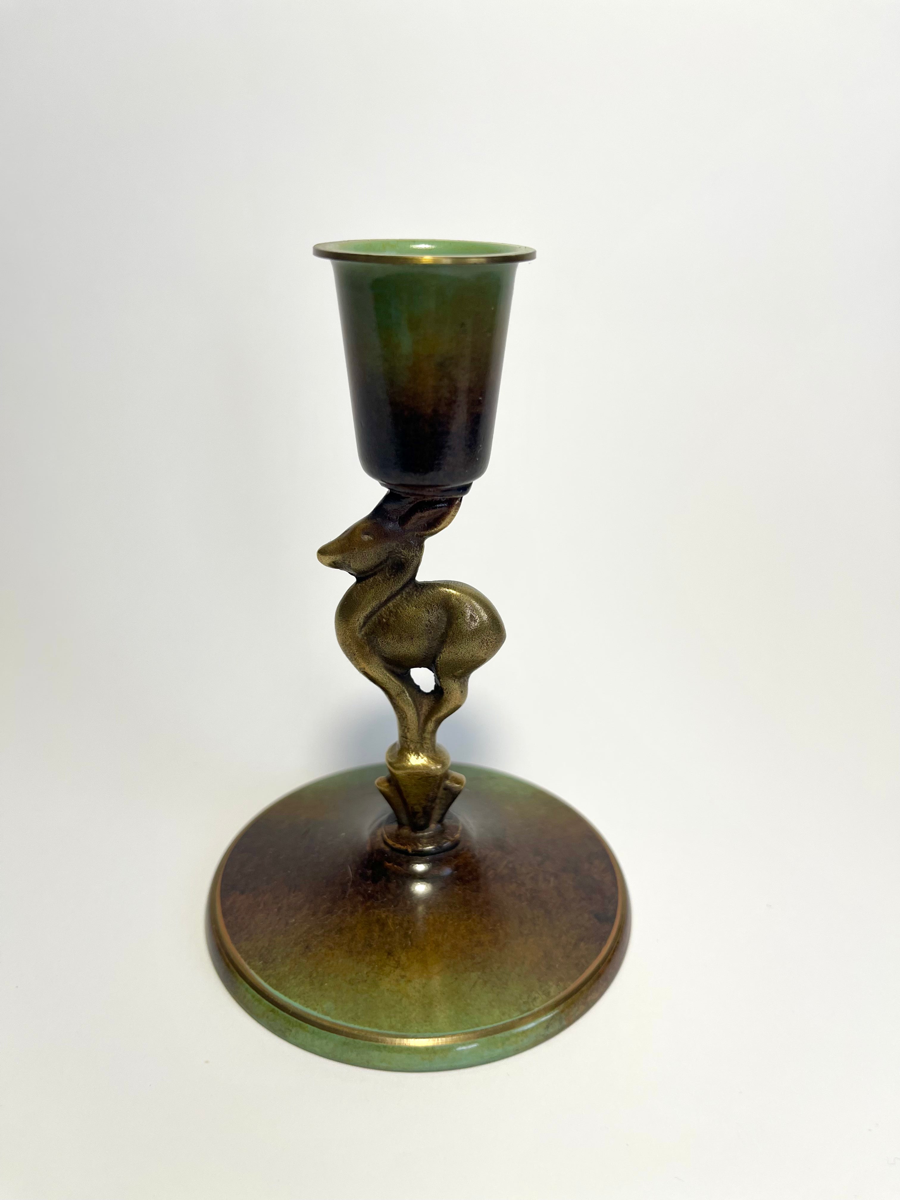 Candle Holder by Ystad Brons c.1930s