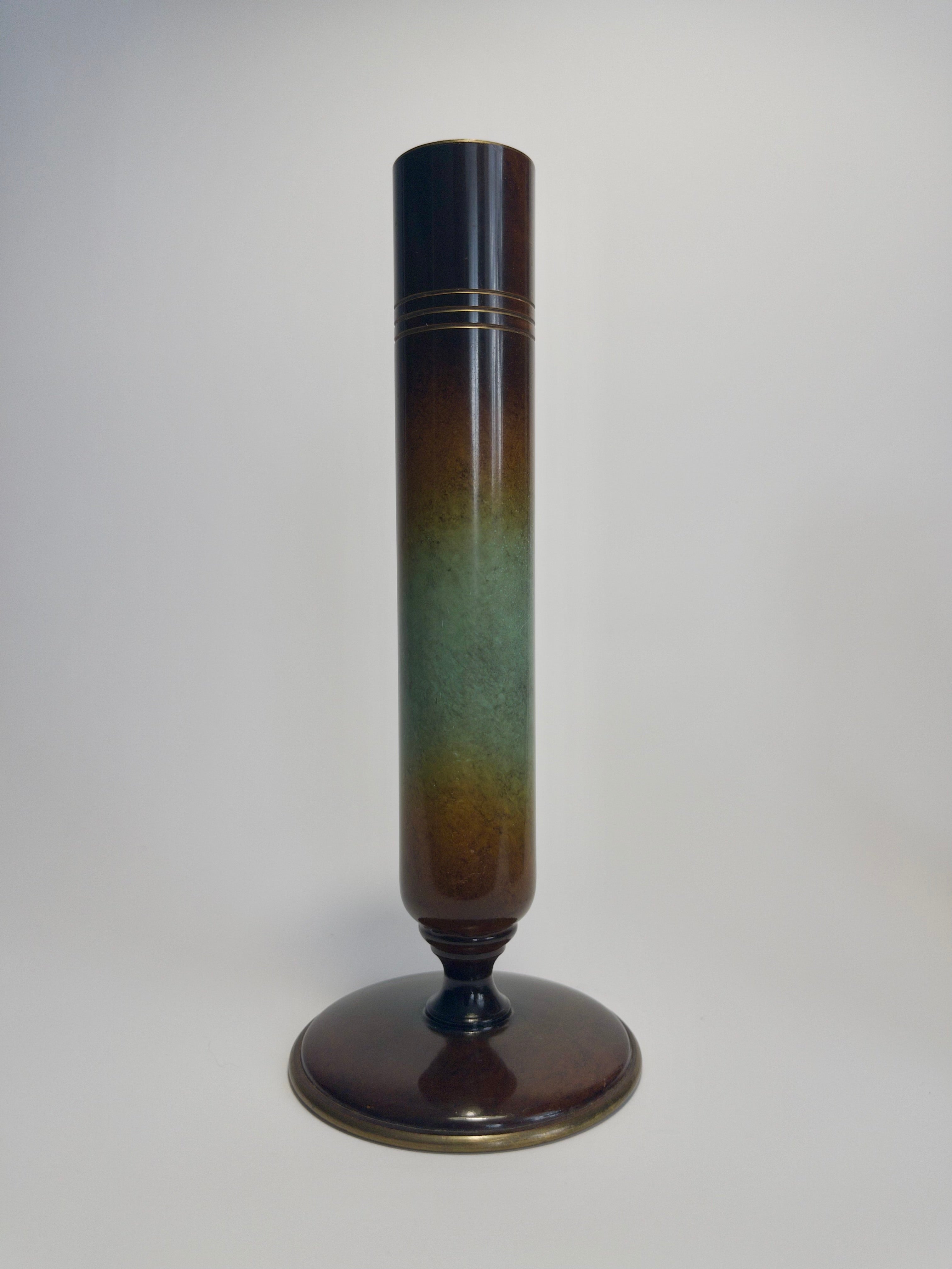 Bronze Bud Vase by Modern Metalkonst (Modern metal art) 1930s