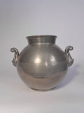 Pewter vase by GAB Tenn, Sweden, hallmarked N8 for 1939