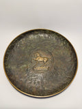 Danish Art Deco Bronze Dish with Equestrian Motif c.1930s-1940s