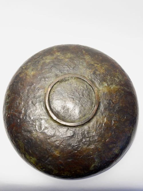 Danish Art Deco Bronze Dish with Equestrian Motif c.1930s-1940s