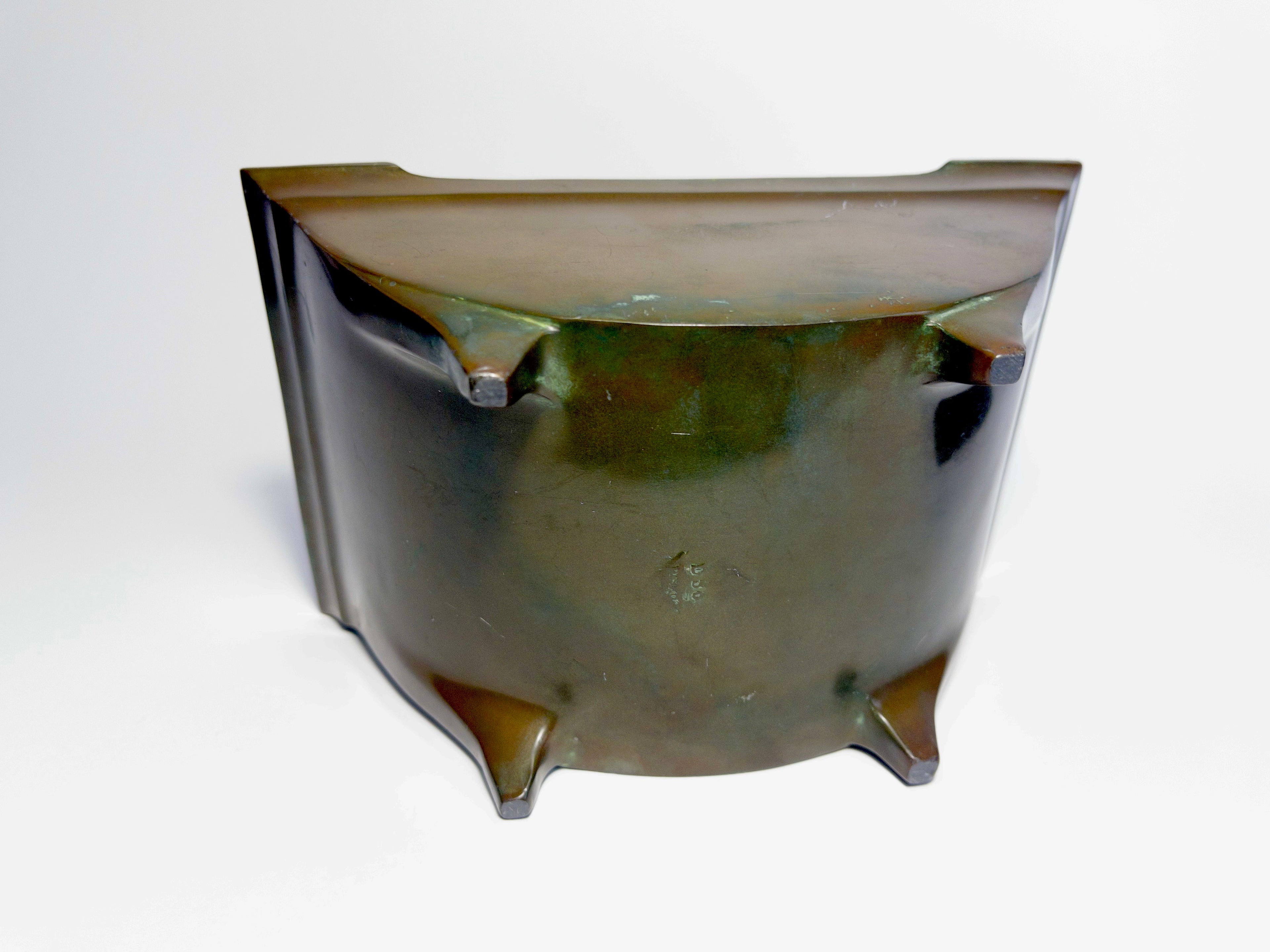 Casket or box designed by Just Andersen, cast in Disko metal, c.1920s-1930s