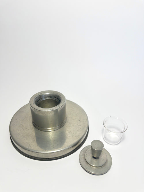 Art Deco Pewter Ink Well, on a Bakelite base, c.1930s