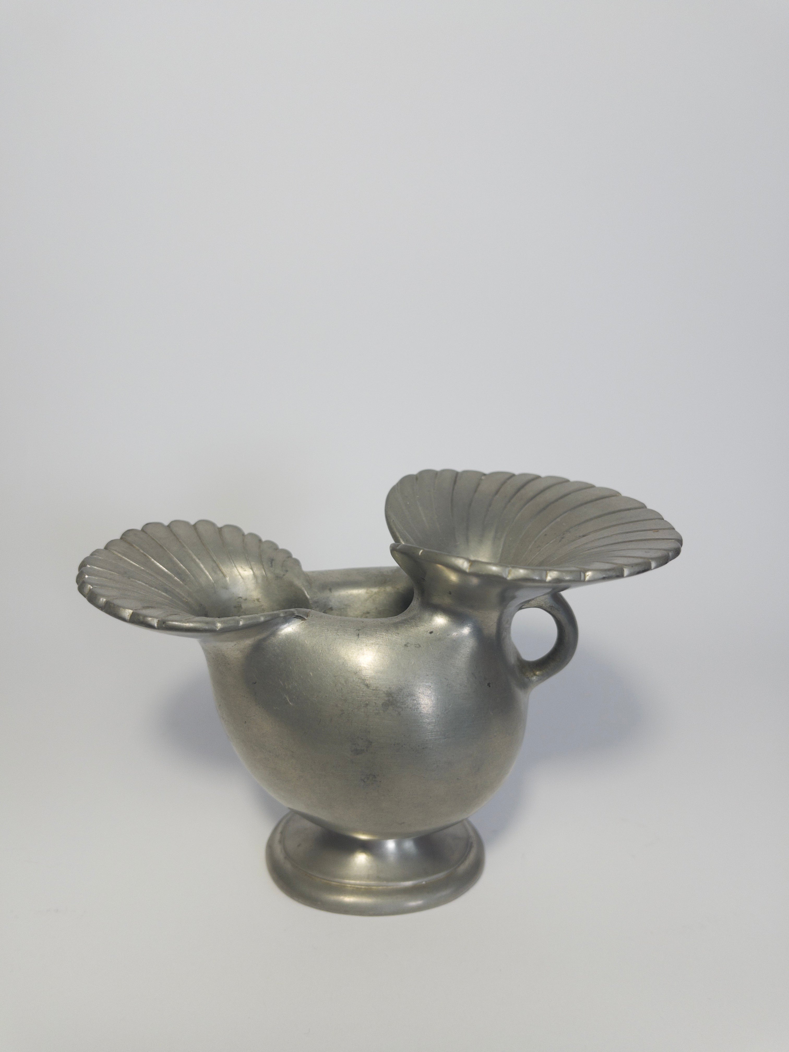Set of two pewter vases by Just Andersen, Denmark, c.1920s-1930s