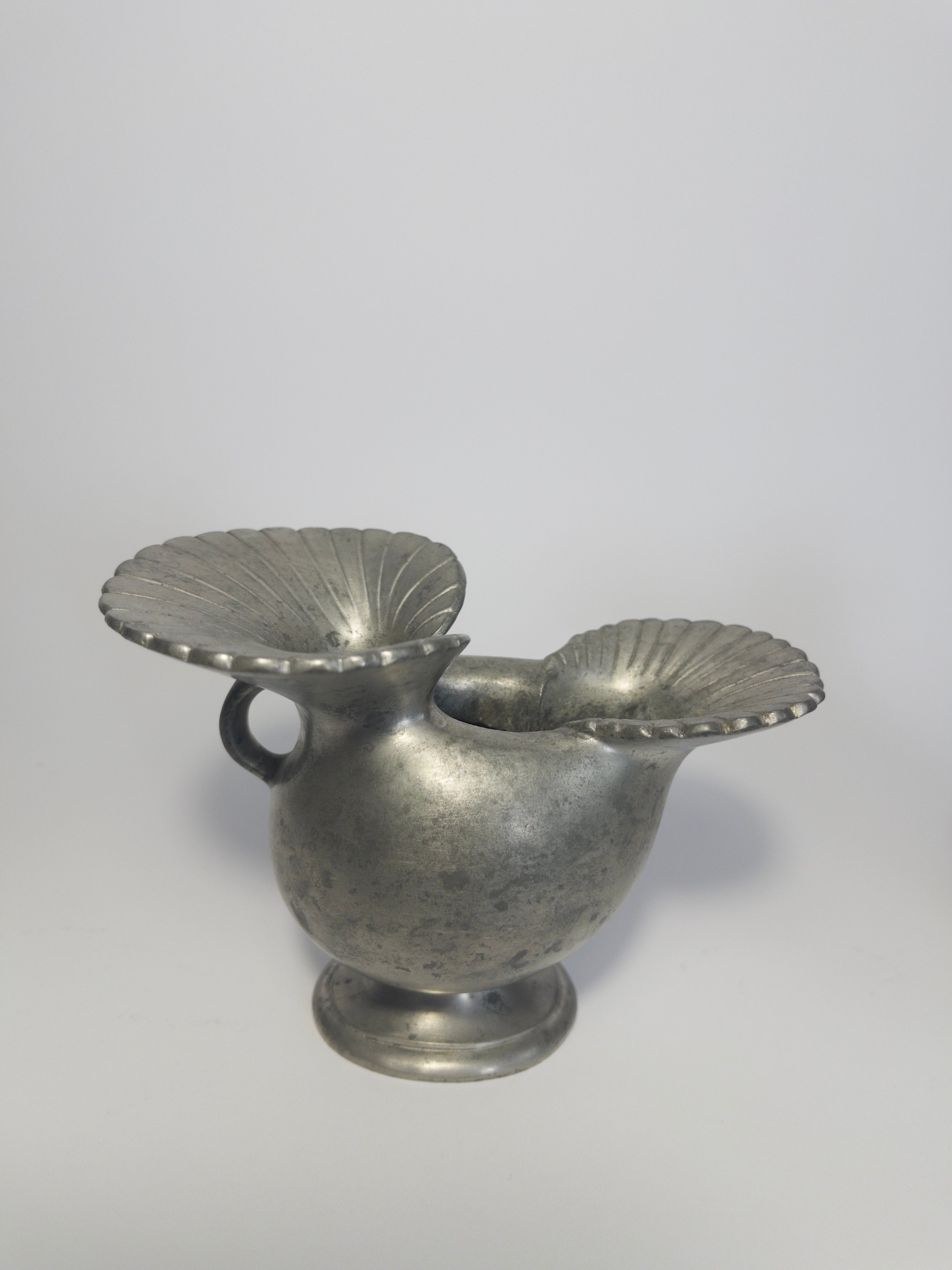 Set of two pewter vases by Just Andersen, Denmark, c.1920s-1930s