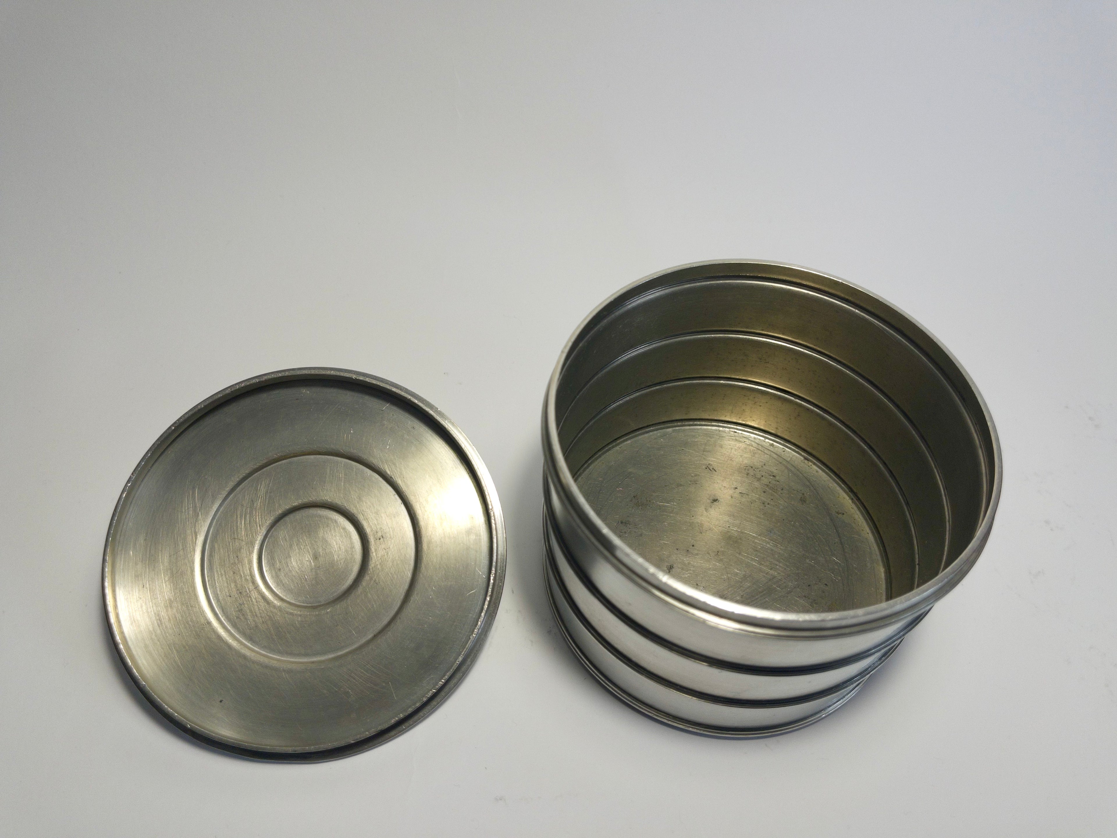 Two Pewter Boxes by Sylvia Stave for CG Hallberg, Sweden, 1931 and 1933
