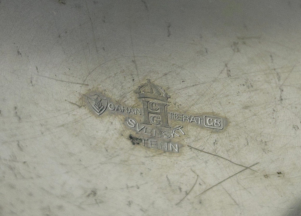 Two Pewter Boxes by Sylvia Stave for CG Hallberg, Sweden, 1931 and 1933