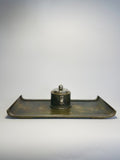 Ink well and desk tidy with owl decoration by GAB ORI c.1930s