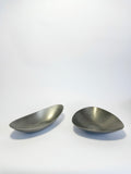 Set of two Ystad Tenn pewter bowls designed by Gunnar Ander 1964
