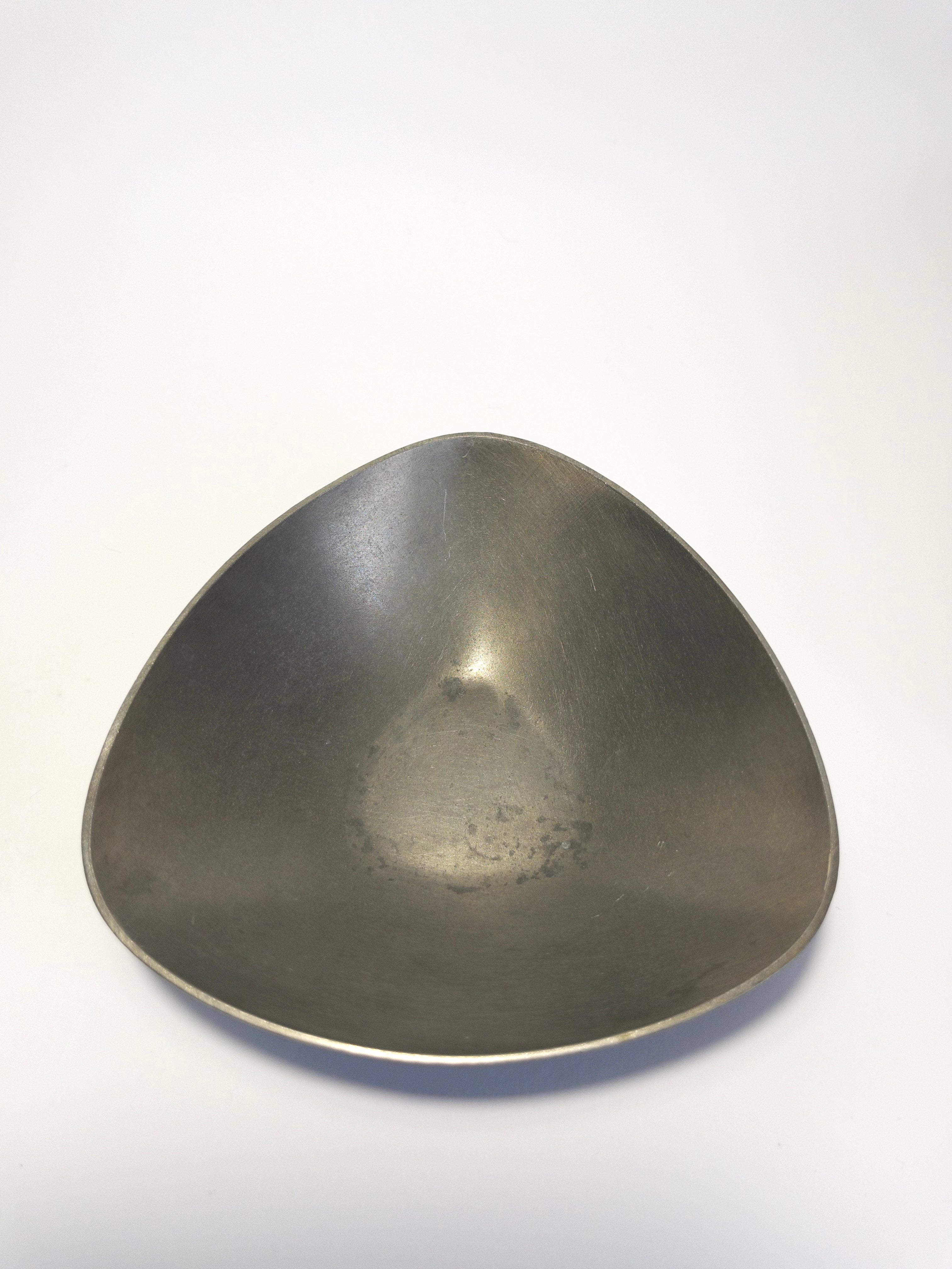 Set of two Ystad Tenn pewter bowls designed by Gunnar Ander 1964