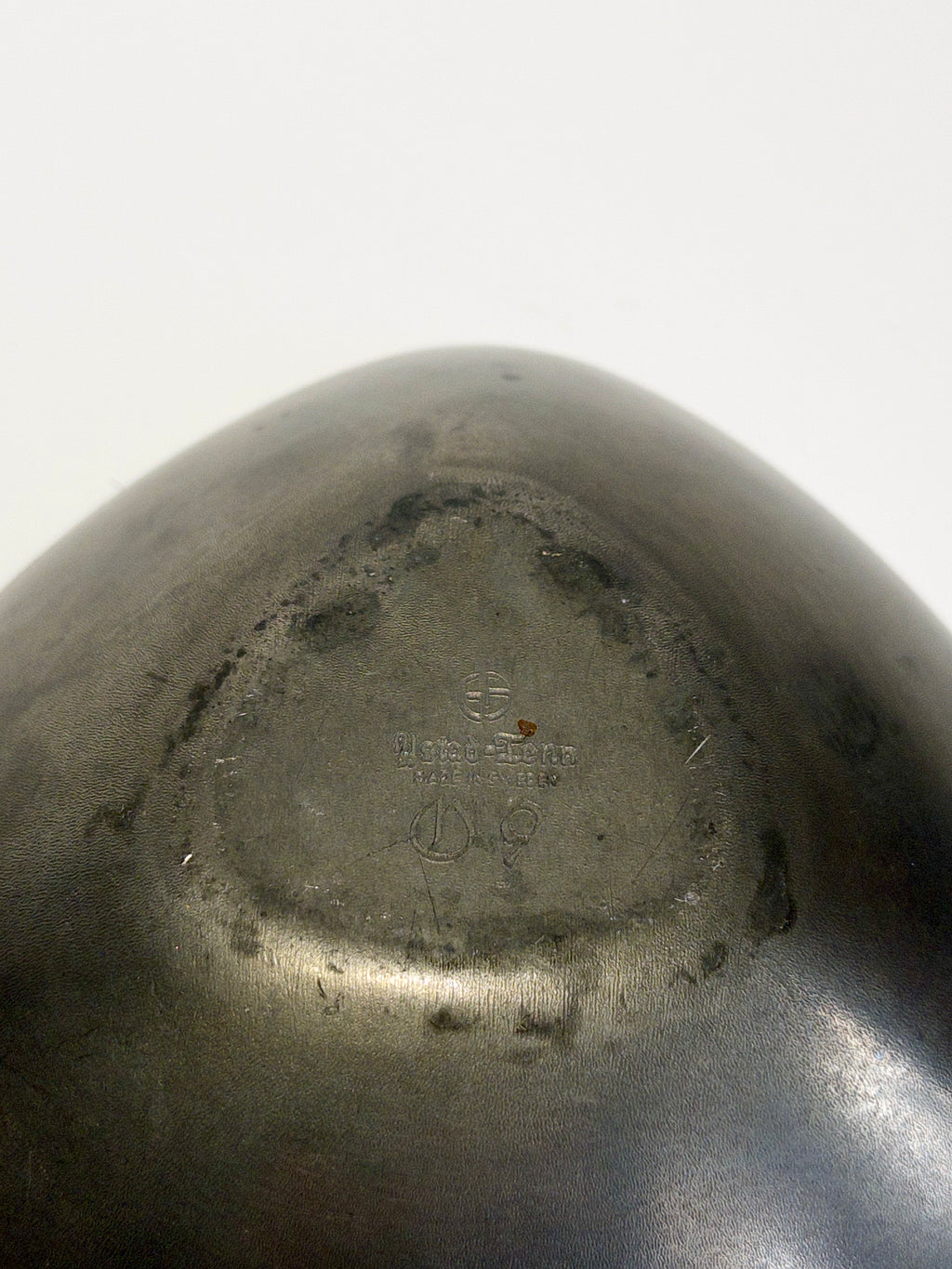 Set of two Ystad Tenn pewter bowls designed by Gunnar Ander 1964