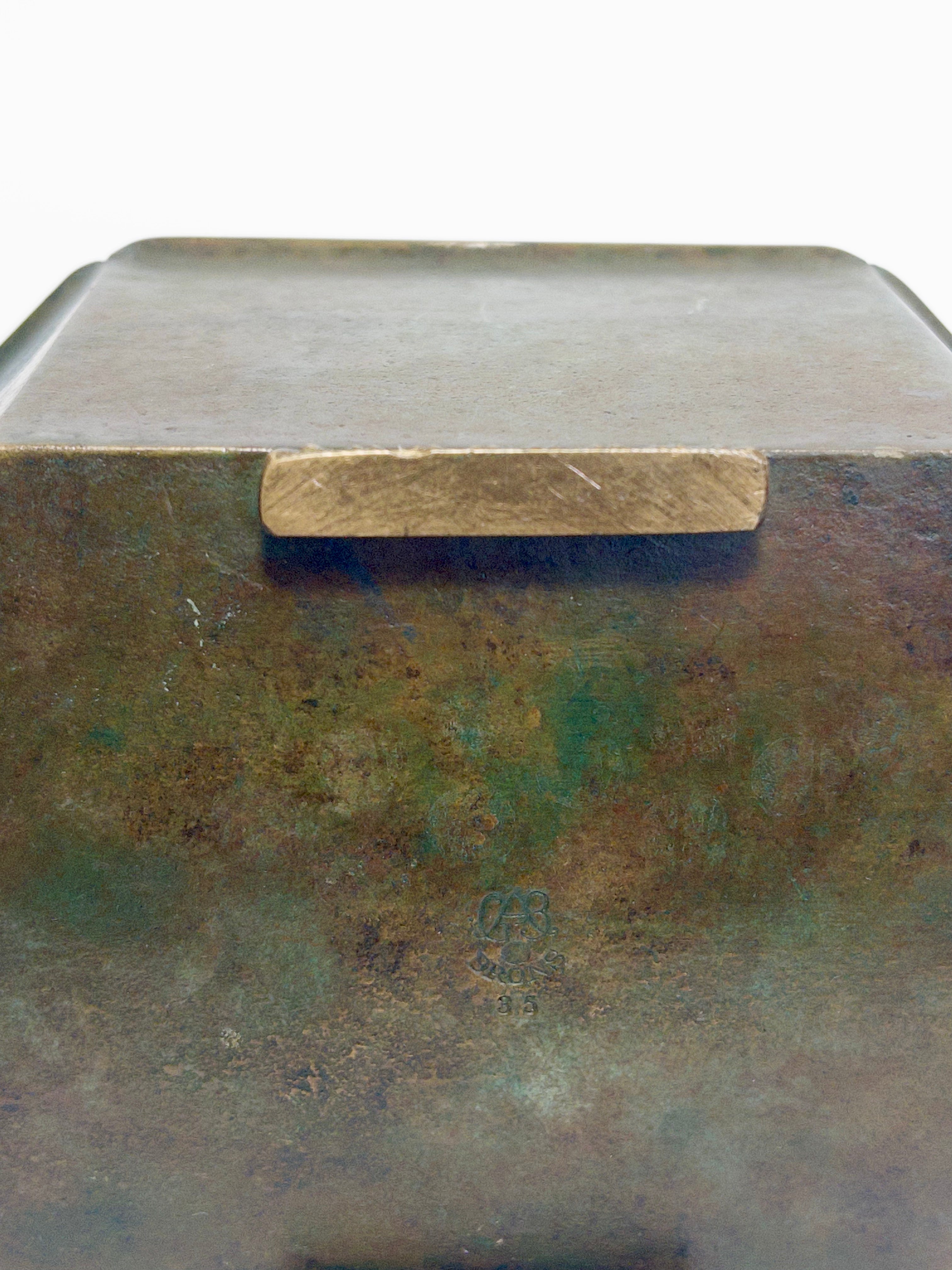 GAB Bronze Jardiniere c.1930s, designed by Just Andersen