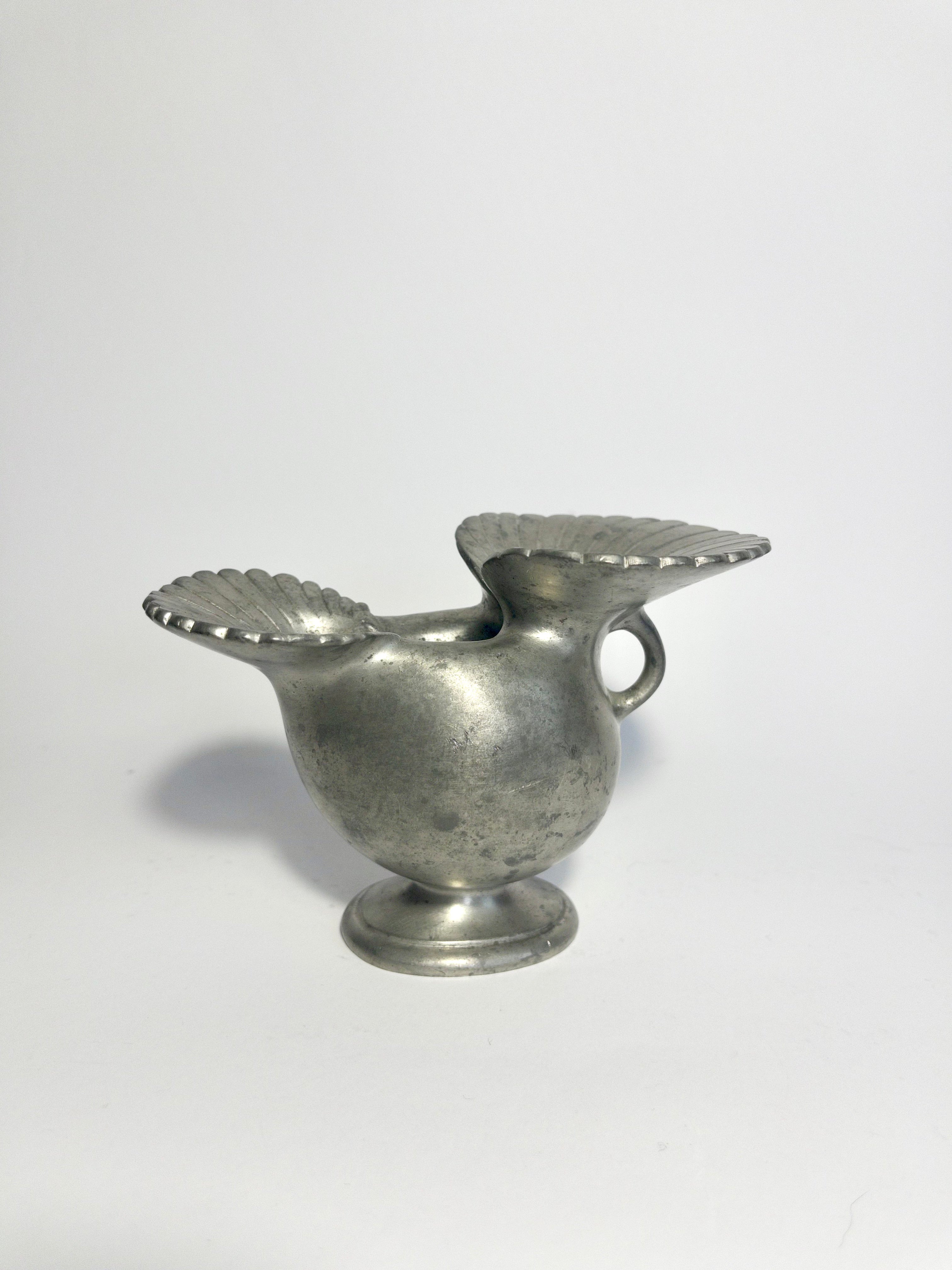 Set of two pewter vases by Just Andersen, Denmark, c.1920s-1930s