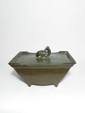 Casket or box designed by Just Andersen, cast in Disko metal, c.1920s-1930s