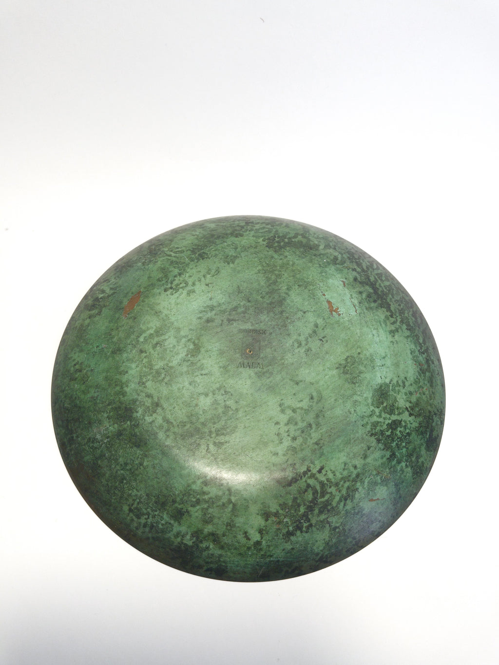Decorative Bronze Plate by Nordisk Malm, Denmark, c.1920s