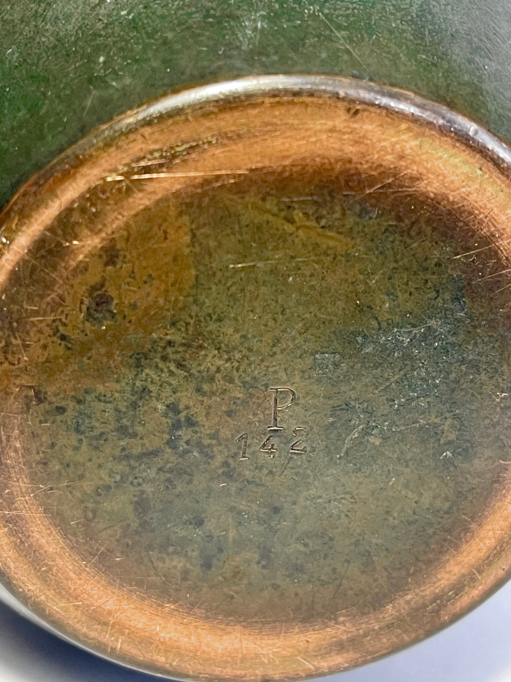 Early twentieth century patinated bronze vase, c.1910s-1920s