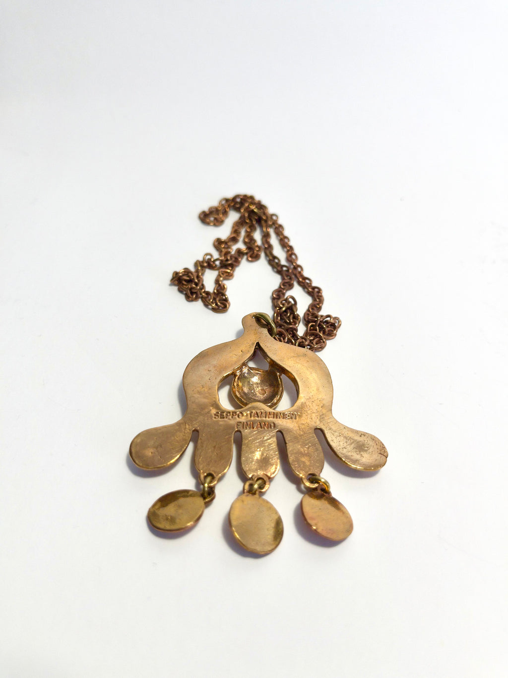 Pendant and chain by Seppo Tamminen, c.1960s