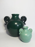 Pair of Bo Fajans Vases, Gefle (Gävle), Sweden, designed by Eva Jancke-Björk, c.1930s