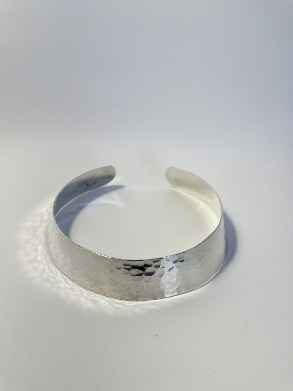 Hammered silver necklace by Waldemar Jonsson for Stigbert, 1971
