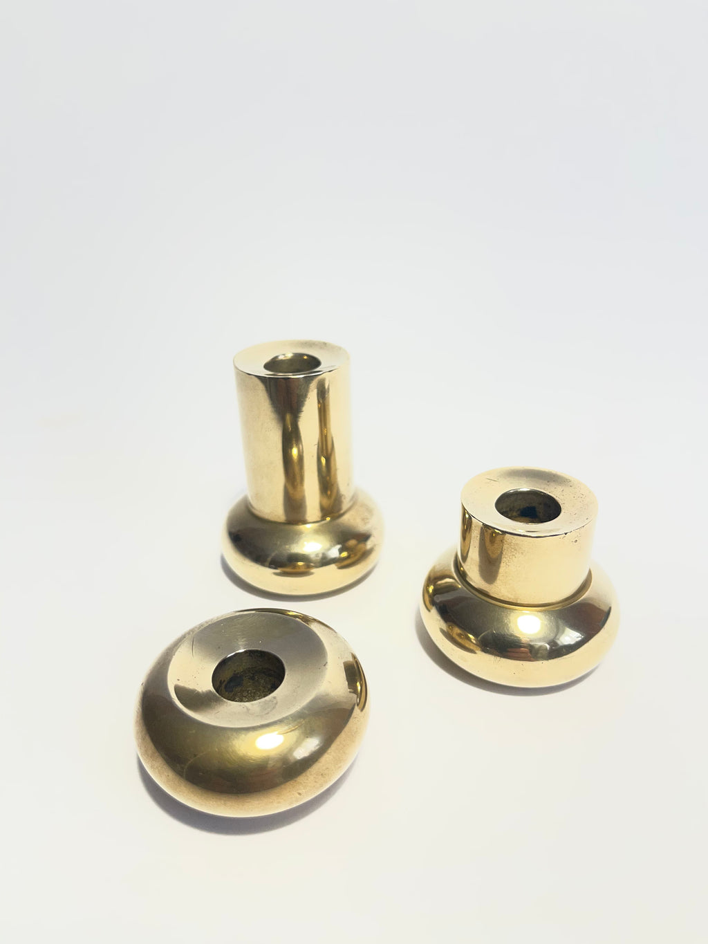 Hans-Agne Jakobsson Candle Holder Trio, c.1960s