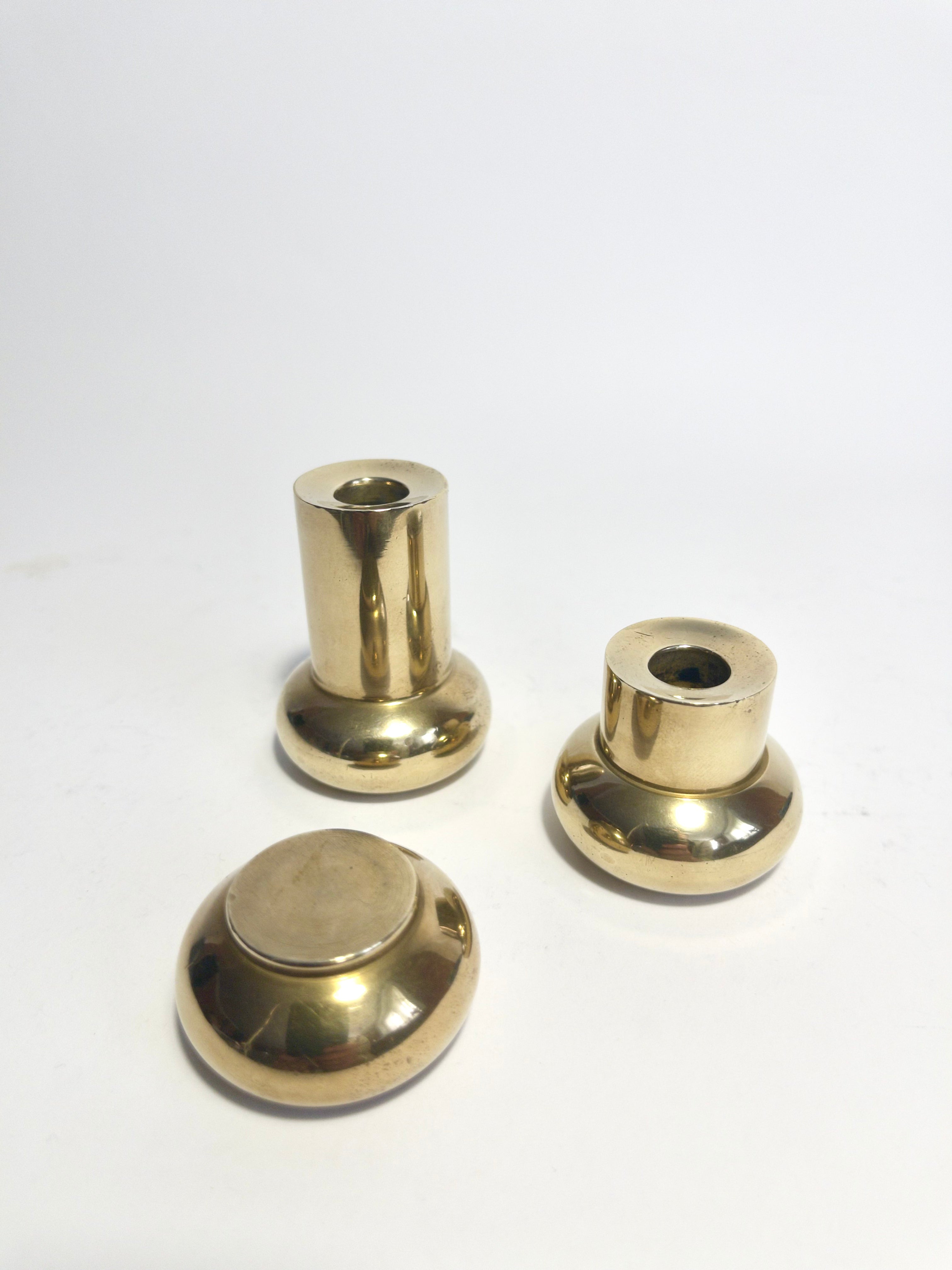 Hans-Agne Jakobsson Candle Holder Trio, c.1960s