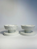 Two candle holders by Gunnar Nylund for Rorstrand, 1930s