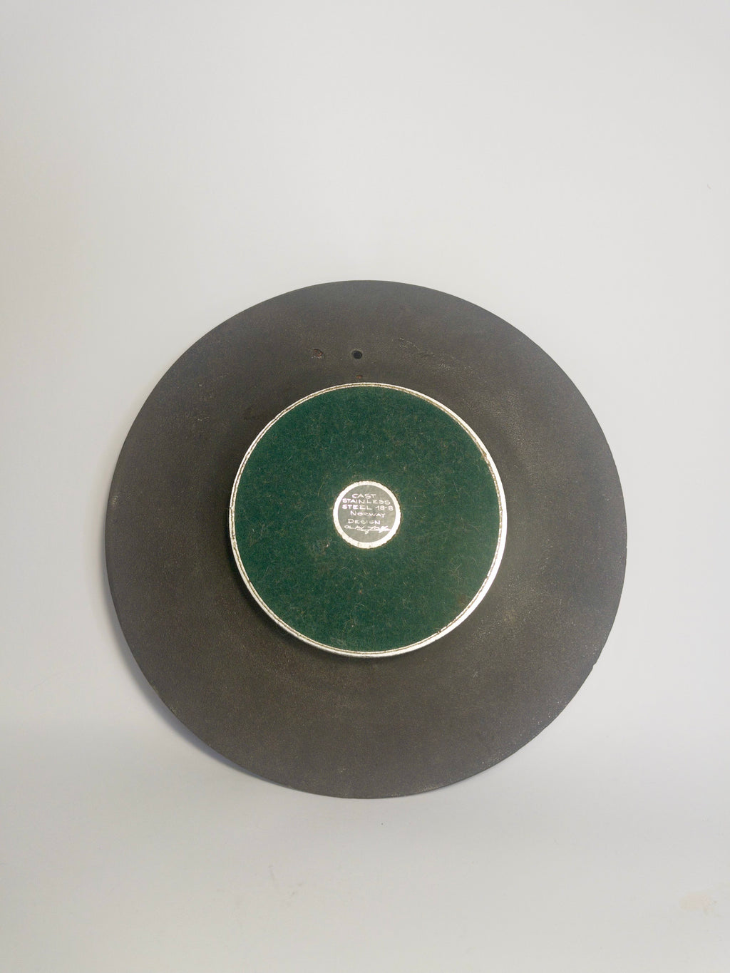 Olav Joa cast steel dish for Polaris, Norway, c.1970s