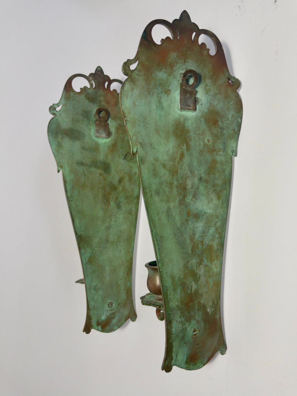 Bronze Swedish Grace Sconces, Gravör Persson, Västerås, 1930s