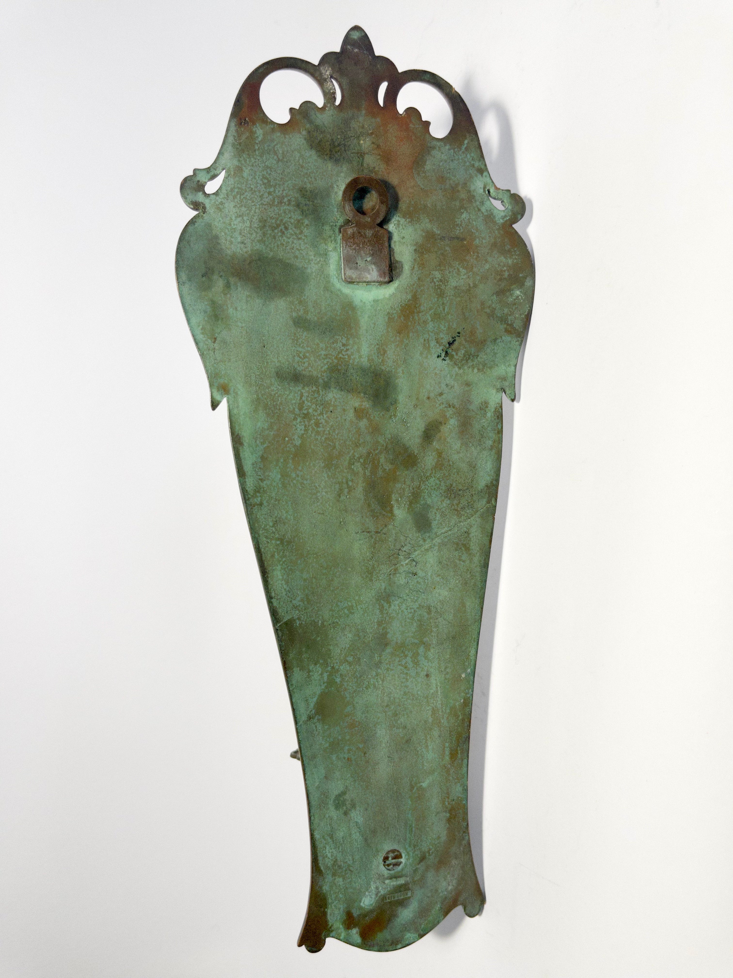 Bronze Swedish Grace Sconces, Gravör Persson, Västerås, 1930s