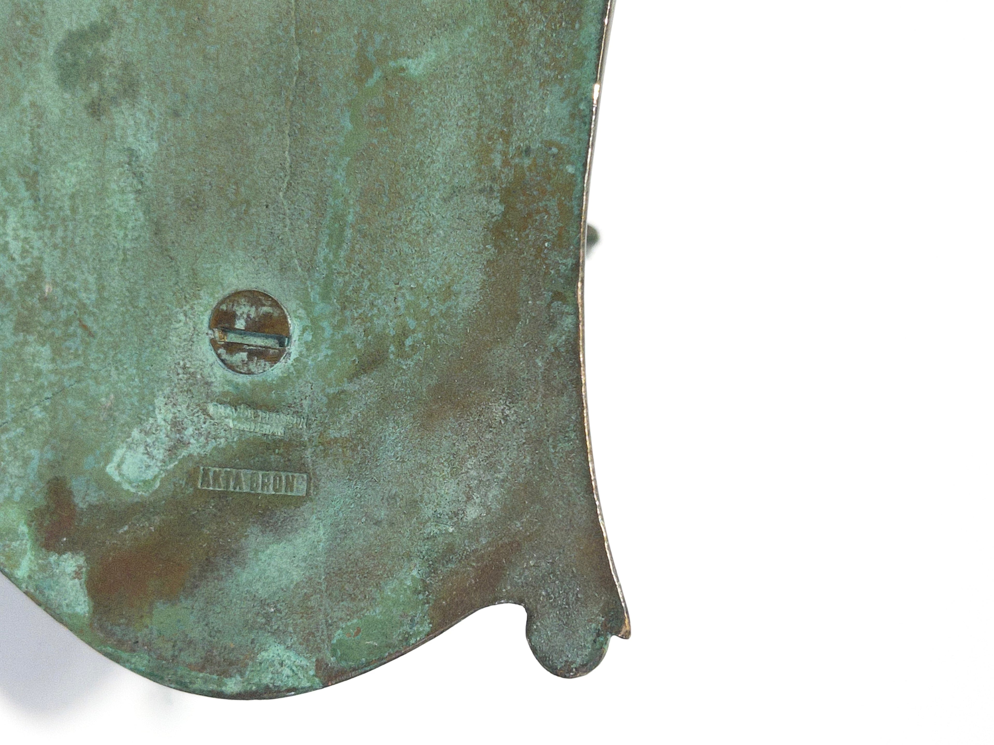 Bronze Swedish Grace Sconces, Gravör Persson, Västerås, 1930s
