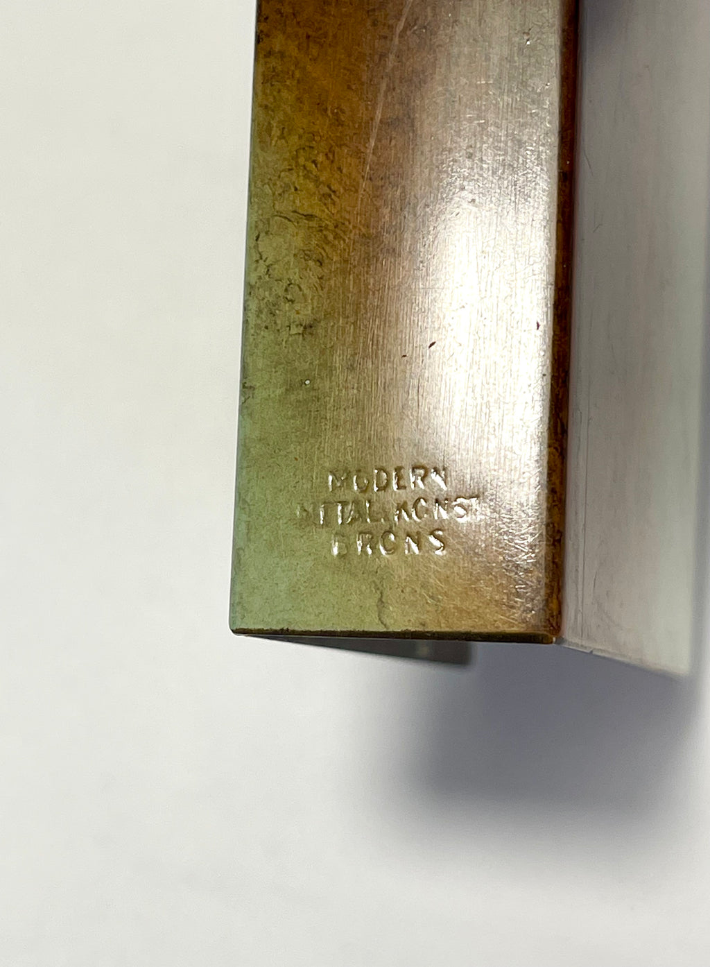 Set of Two Bronze Matchbox Covers, Modern Metallkonst, 1930s