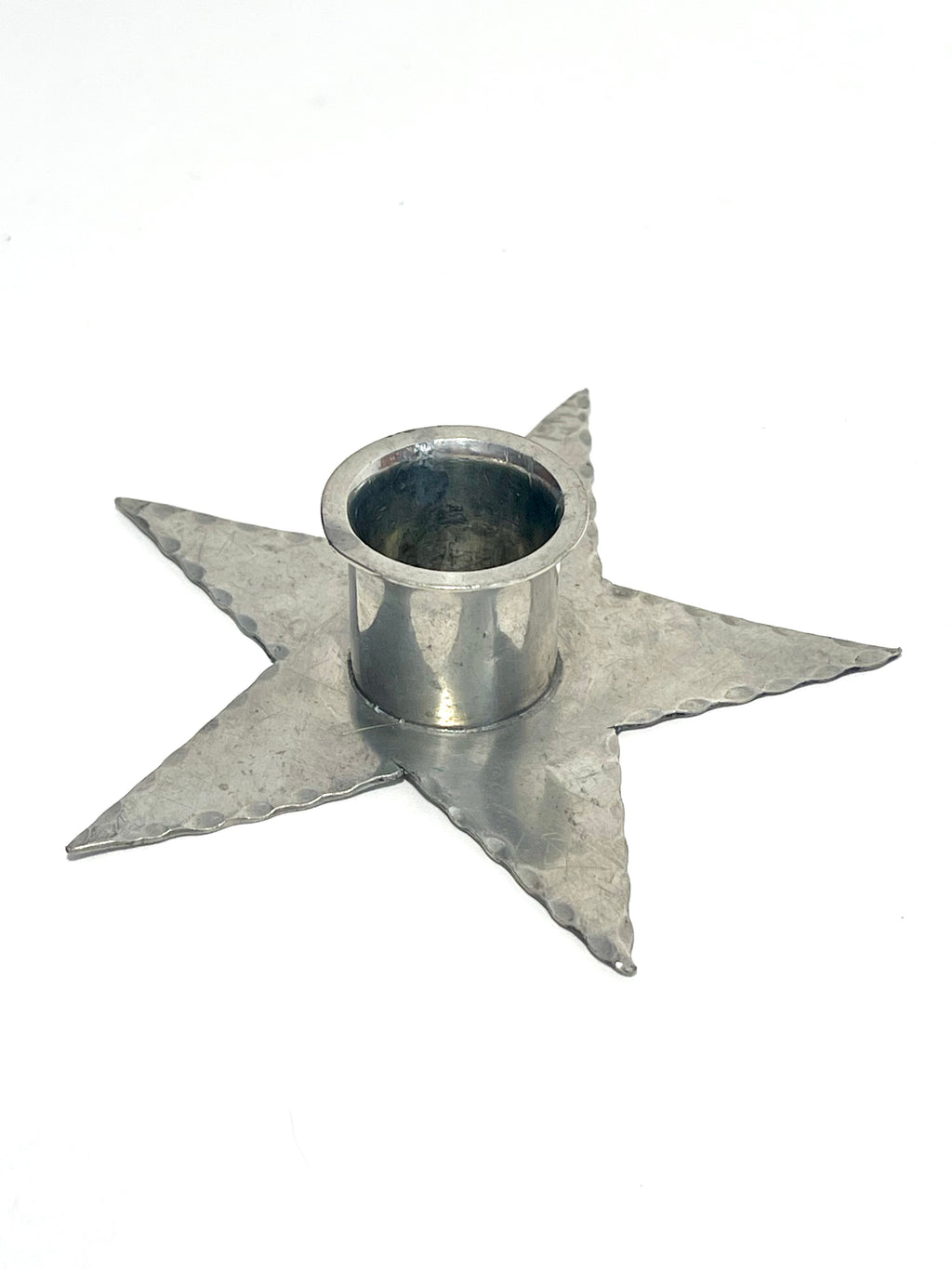 Set of Six Swedish Grace Star Shaped Candle Holders, by Cieselorer Nyköping, Sweden, 1928
