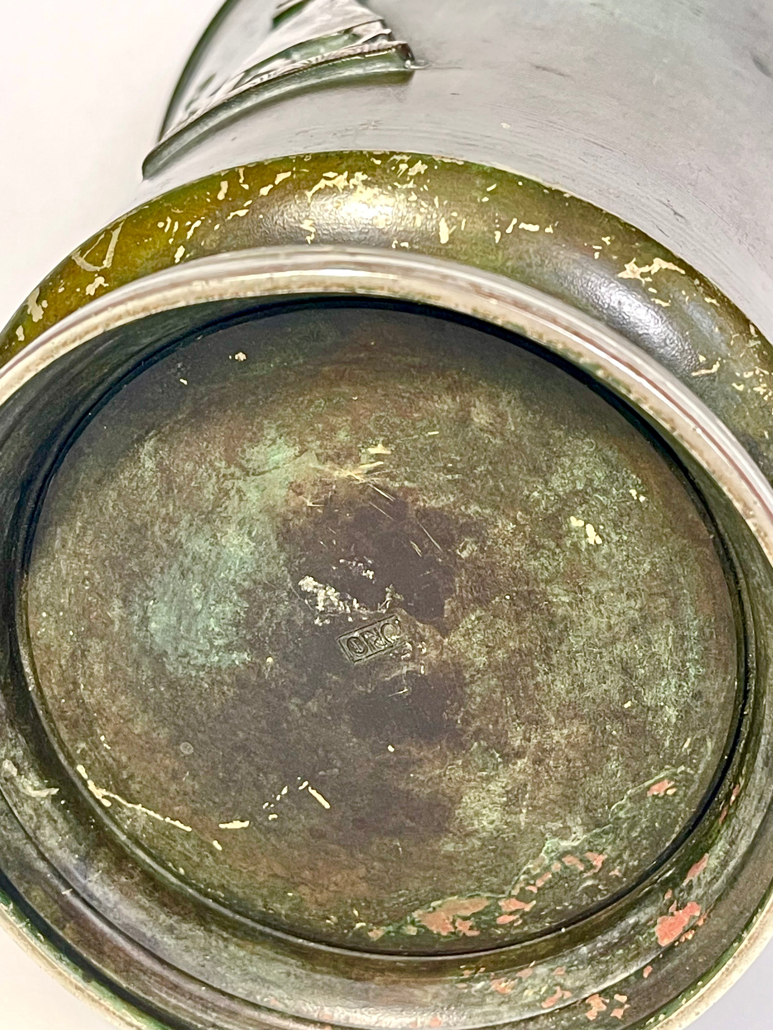 Large Swedish Grace Vase by GAB ORI, 1930s