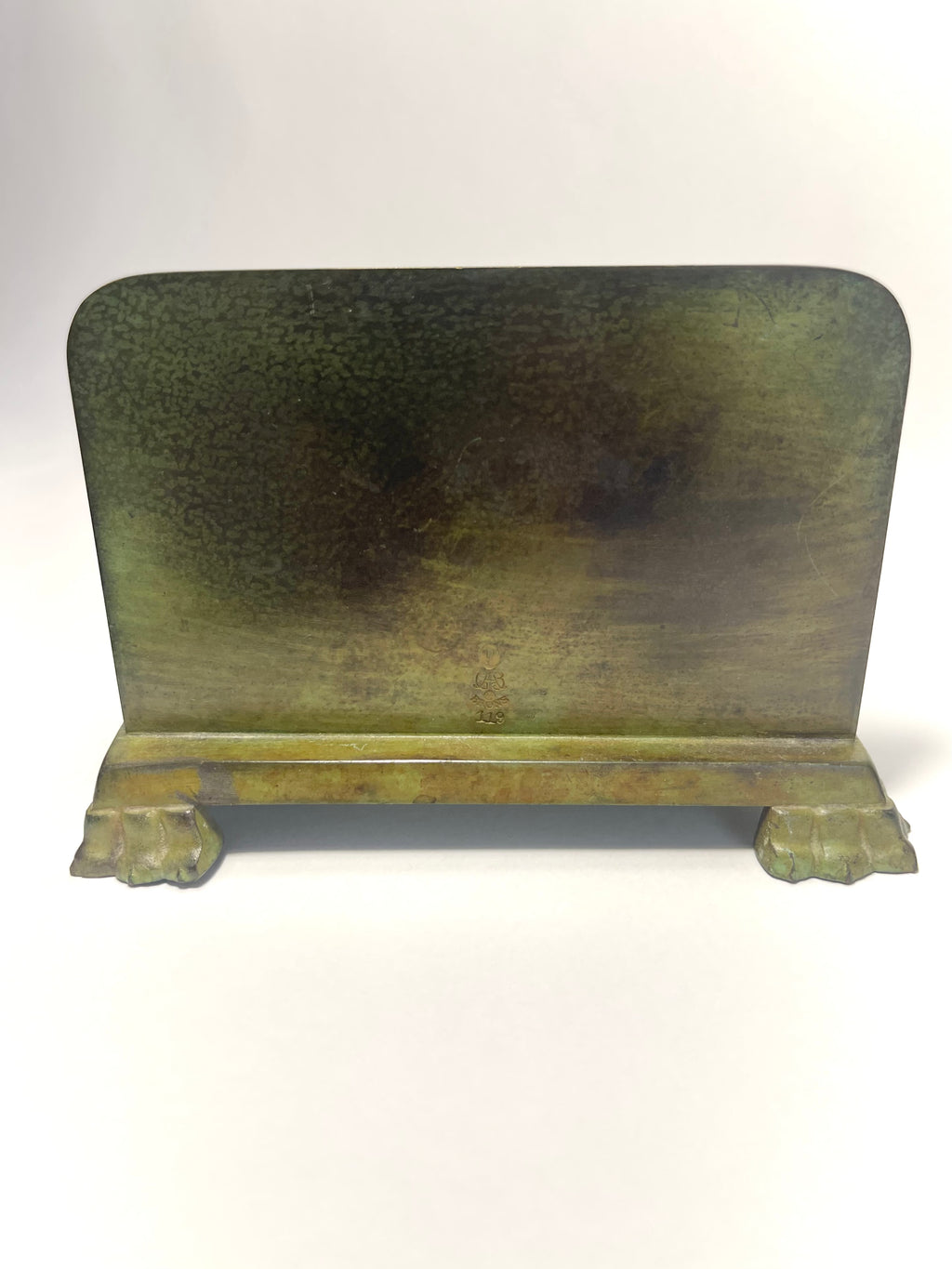 GAB Bronze Letter Holder, Sweden, 1930s