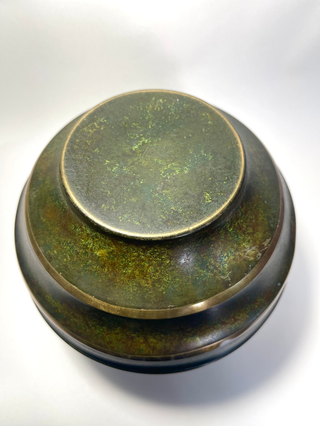 Art Deco Bronze Globe Vase by SVM, Sweden, 1930s