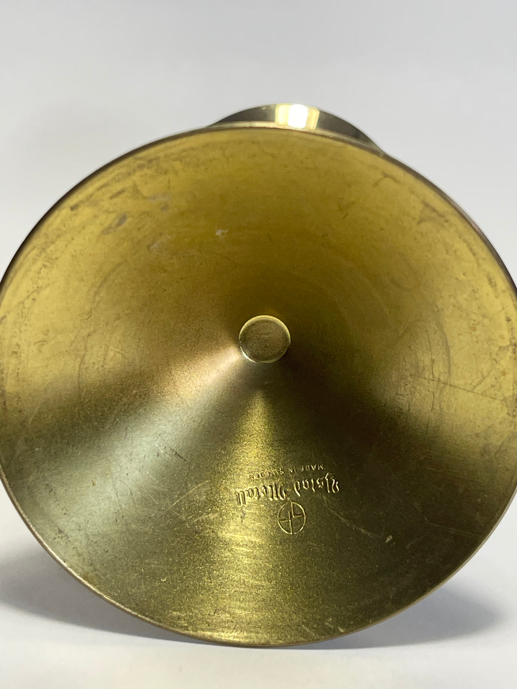 Pair of Brass Candle Holders by Gunnar Ander for Ystad Metall, 1960s